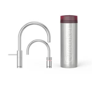 Quooker PRO3 Twintap Nordic Round Chroom