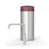 Quooker Fusion Square Chroom met Combi, kraan en reservoir samen op wit
