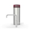 Quooker Fusion Square Chroom met PRO3, kraan en reservoir samen op wit