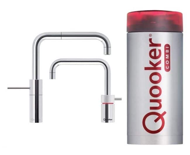 Quooker Combi Twintap-Square Chroom