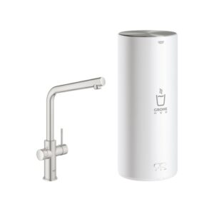 Grohe L-uitloop Supersteel L-size