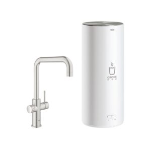 Grohe U-uitloop Supersteel L-size