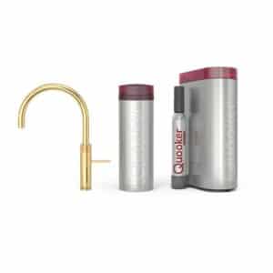 Quooker PRO3-CUBE Fusion-Round Goud