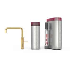 Quooker PRO3-CUBE Fusion-Square Goud 2
