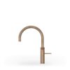 Quooker Fusion Round Messing Patina met PRO3 en een CUBE, de kraan los, 366 millimeter hoog