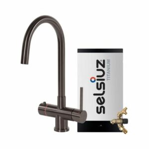 Selsiuz 350286 Rond Gun Metal Combi Extra Boiler