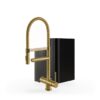 Selsiuz Push & Turn 3-in-1 XL Goud met Classic boiler single, kraan en reservoir samen op wit