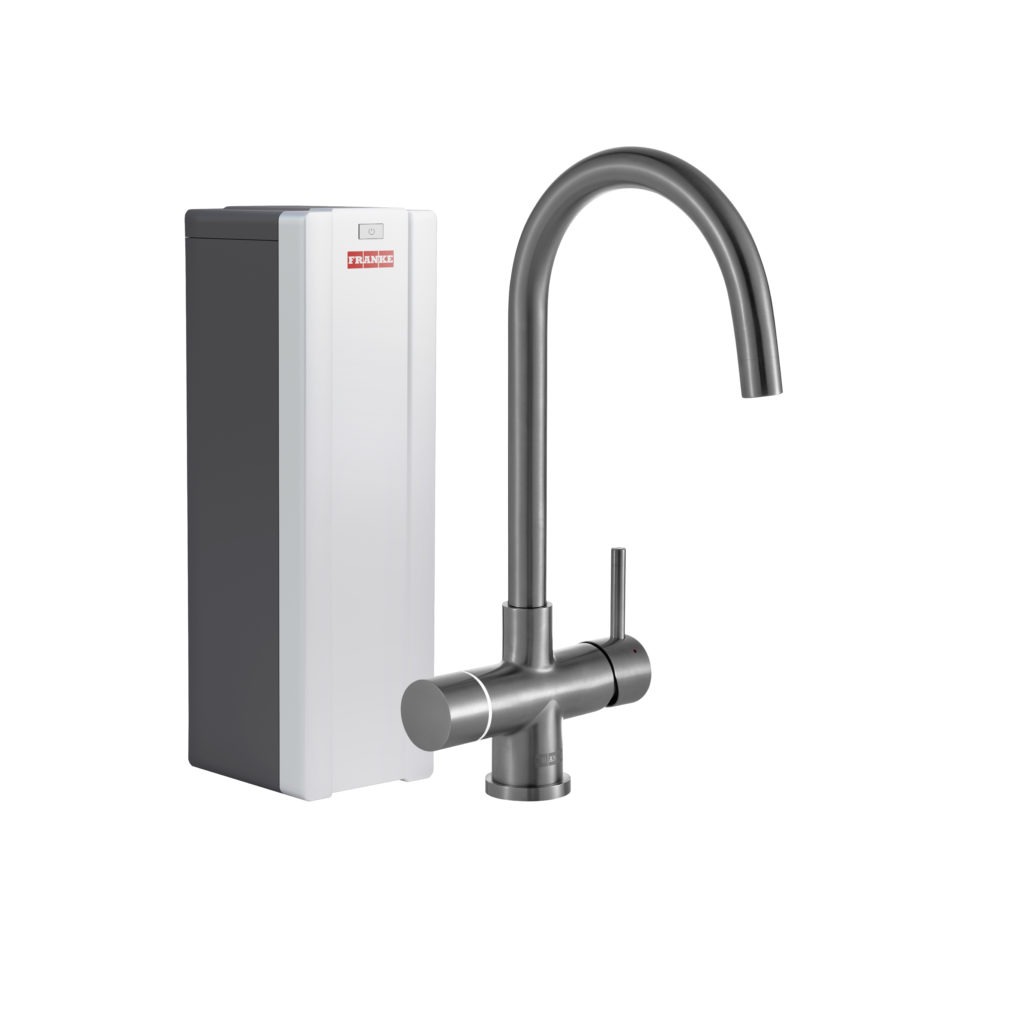 Franke Perfect 4 Mondial Anthracite Combi S - Kokendwaterkranen.com