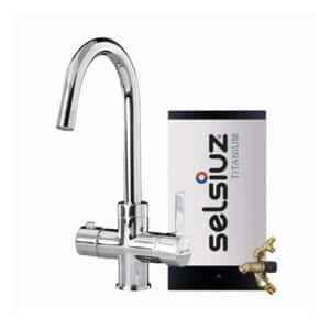 Selsiuz-kokend-water-kraan-Titanium-Combi-extra-boiler-Rond-Chroom
