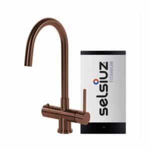 Selsiuz-kokend-water-kraan-Titanium-Single-Boiler-Rond-Copper