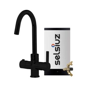 Selsiuz-3-in-1-Kokend-Water-Kraan-Combi-Extra-Boiler-Rond-Zwart