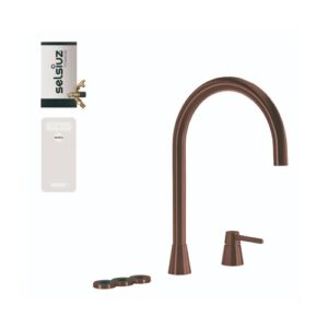 Selsiuz-kokend-water-kraan-Titanium-Combi-Extra-Boiler-Cooler-Osiris-Cone-Counter-Copper