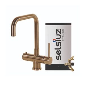Selsiuz-kokend-water-kraan-Titanium-Combi-extra-boiler-Haaks-Gold