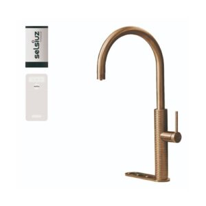 Selsiuz-kokend-water-kraan-Titanium-Single-Boiler-Cooler-Gessi-Gold