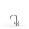 Selsiuz Push & Turn 3-in-1 Haaks RVS met Classic boiler combi extra, de kraan los, 328 millimeter hoog
