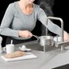 Selsiuz Push & Turn 3-in-1 Haaks RVS met Classic boiler combi extra in een keuken