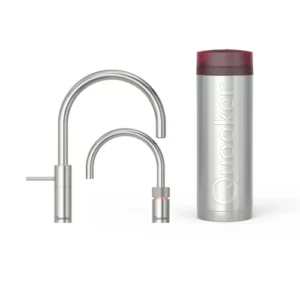 Quooker PRO3 Twintap Nordic Round RVS