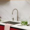 Quooker Classic Fusion Round RVS met PRO3 en een CUBE in een derde keukenopstelling