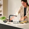Quooker Front Zwart Losse Kraan in een tweede keukenopstelling