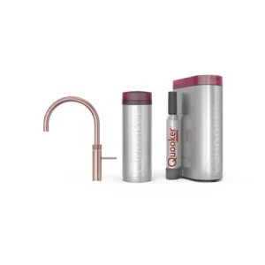 Quooker PRO3 CUBE Fusion Round Rosé Koper 3FRRCOCUBE