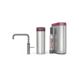 Quooker PRO3 CUBE Fusion Square Gunmetal 3FSGMECUBE