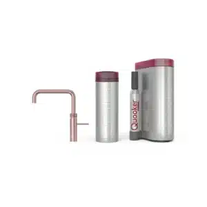 Quooker PRO3 CUBE Fusion Square Rosé Koper 3FSRCOCUBE