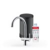 Franke Maris Touch 3-in-1 Rond Chroom met Maris 4 liter, kraan, reservoir en filter samen op wit