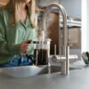 Franke Maris Touch 3-in-1 Rond RVS met Maris 7 liter in een keuken