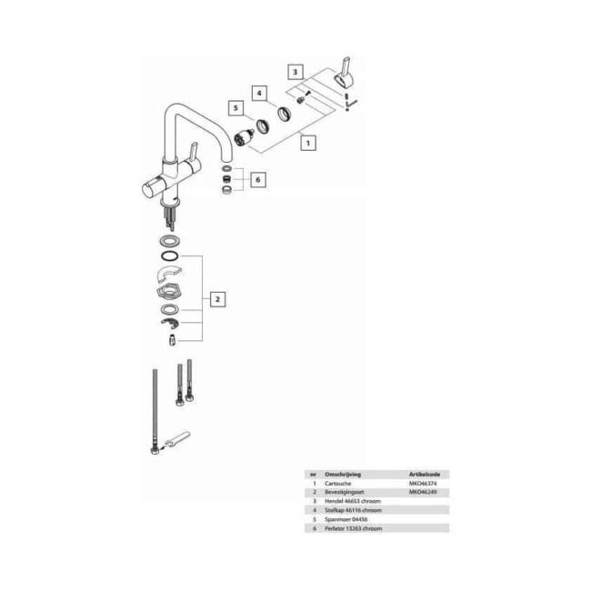 Grohe Red 3-in-1 U-uitloop Chroom L-size boiler - Afbeelding 6