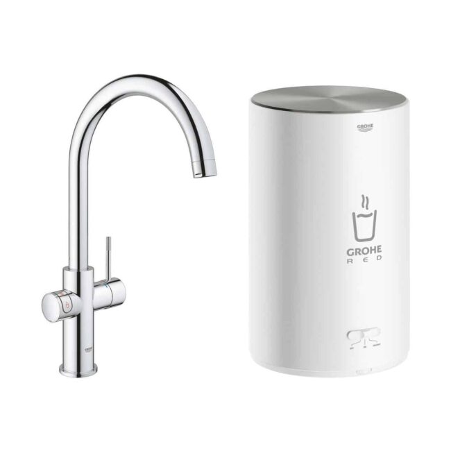 GROHE Red® 3-in-1 C-uitloop Chroom M-size boiler