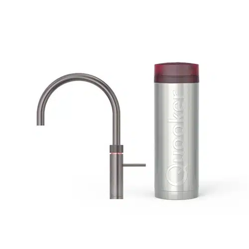 Quooker PRO3 Fusion Round Gunmetal 3FRGME