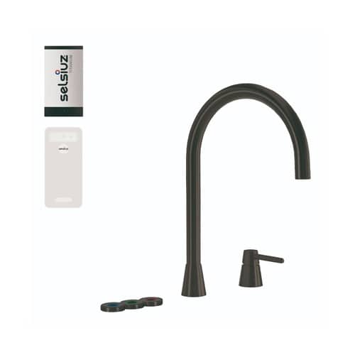 Selsiuz kokend water kraan Titanium Single Boiler Cooler Osiris Cone Counter Gun Metal