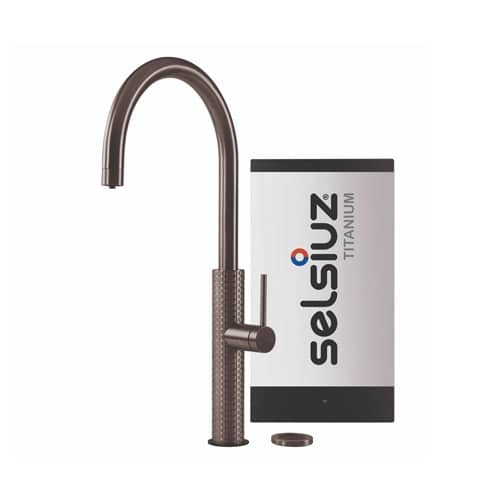 Selsiuz kokend water kraan Titanium Single Boiler Gessi Gun Metal