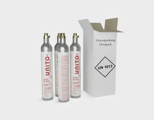 UNITO CO2 Cilinder-4 pack NEW - Afbeelding 2