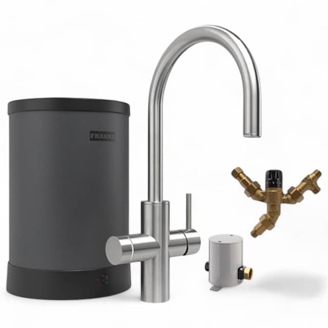 franke maris 4l touch 4 in 1 rvs met bypass