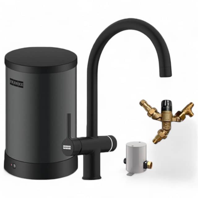 franke maris 4l touch 4 in 1 zwart met bypass