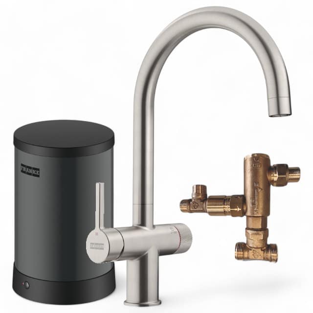 franke maris 4l twist rvs met mengset