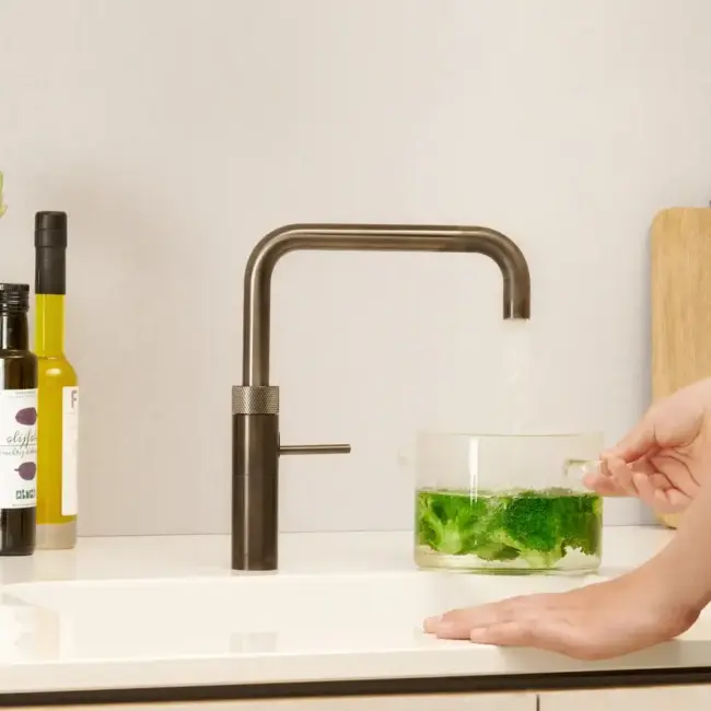 Quooker Combi CUBE Fusion Square Gunmetal - 22FSGMECUBE - Afbeelding 2