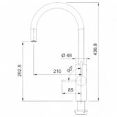 Franke Maris Touch Zwart 4L Kraan kopen Franke Maris Touch Zwart 4L Kraan kopen