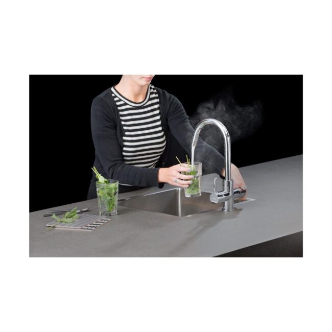 Selsiuz 3-in-1 Titanium Combi Extra Boiler Rond Zwart - Afbeelding 4