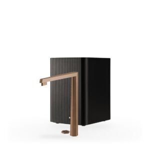 Selsiuz Hexagon 3-in-1 Copper met Click boiler, kraan en reservoir samen op wit