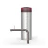 Quooker Front Gunmetal met PRO3, kraan en reservoir samen op wit